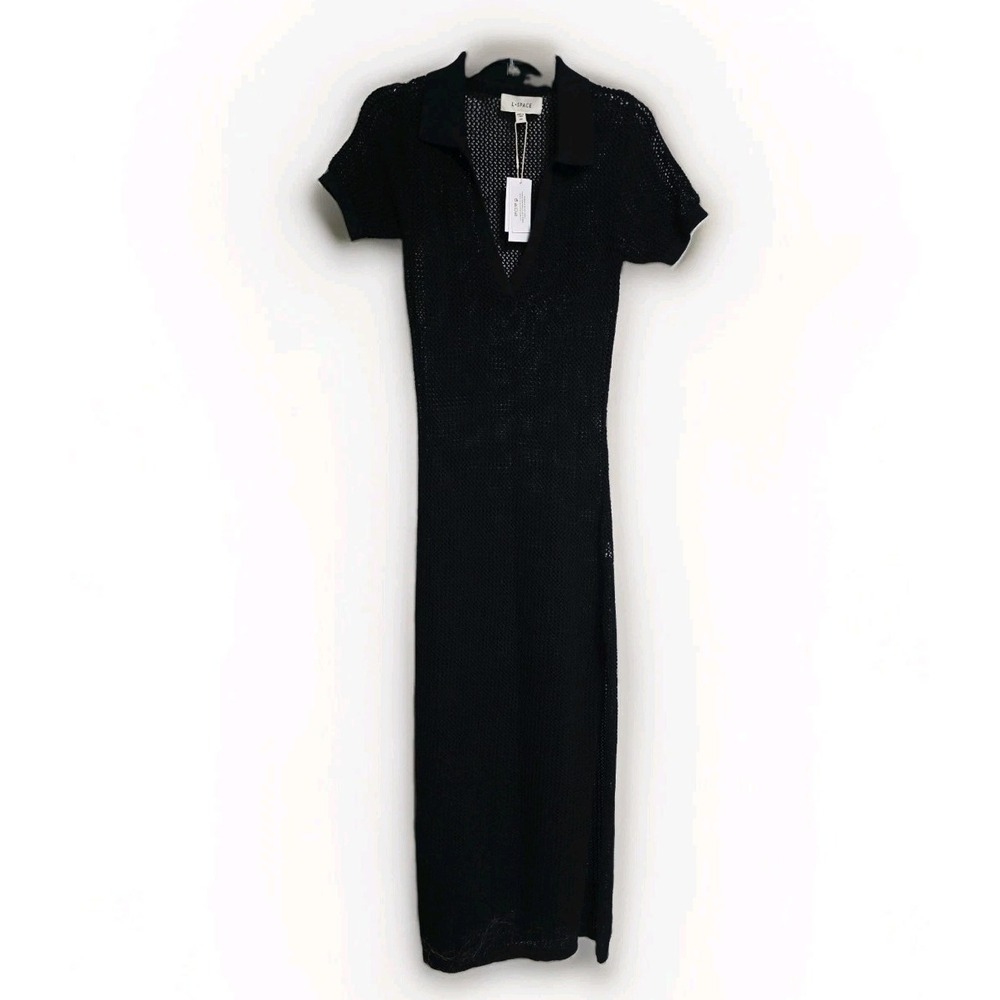 L*Space Sydney crochet Maxi Coverup Size Medium NWT